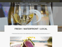 Tablet Screenshot of elasgrille.com